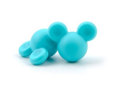 Korálky MickeyMouse 2cm - (1ks) - aqua