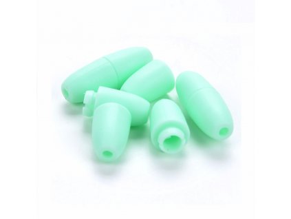 Plastové zapínání 5x25mm (5sad) - mentolové