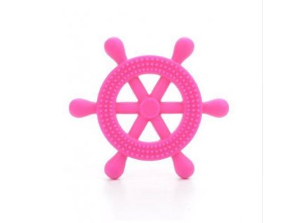 Kousátko silikonové KORMIDLO 80mm(1ks) -fuchsia