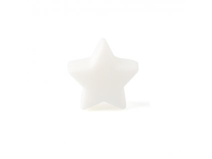 Silikonové hvězdičky 25mm (1ks) - white