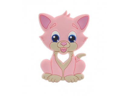 Silikonová KOČIČKA 90mm (1ks) - pink