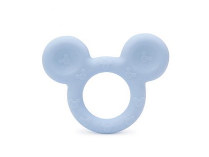 Kousátko silikonové MICKEY 80mm (1ks) - baby blue