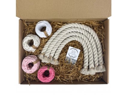 Sada na výrobu macramé - DUHA - SWEET