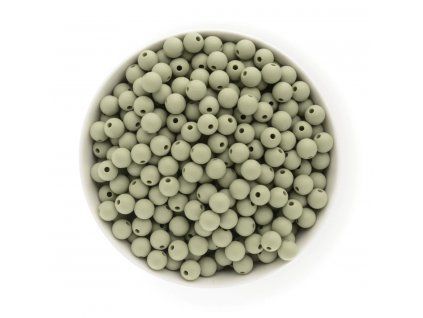 Silikonové korálky 9mm (10ks) - lint