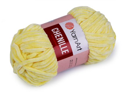 Pletací žinylková příze Chenille 100 g (Balení 1 ks, Varianta 1 (541) bílá)