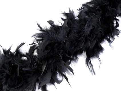 Boa - krůtí peří 90 g délka 1,8 m (Balení 1 ks, Varianta 1 bílá)
