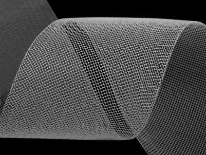 Modistická krinolína na vyztužení šatů a výrobu fascinátorů šíře 10 cm (Balení 1 m, Varianta 1 (CC01) bílá)