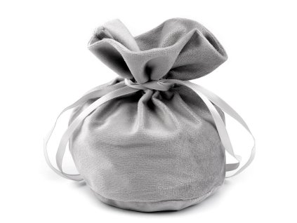 Dárkový pytlík měšec 14x16 cm sametový (Balení 1 ks, Varianta 1 černá)