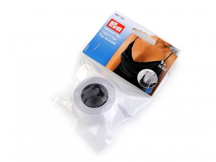 Oboustranná lepící páska pro dekolt Prym šíře 25 mm (Balení 1 ks, Varianta transparent)