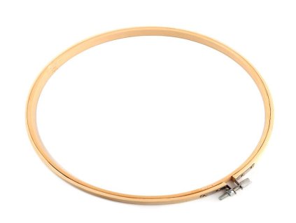 Vyšívací kruh bambusový Ø25,5 cm (Balení 1 ks, Varianta bambus světlý)