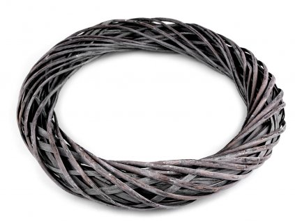 Proutěný věnec Ø34 cm (Balení 1 ks, Varianta 1 bílá)