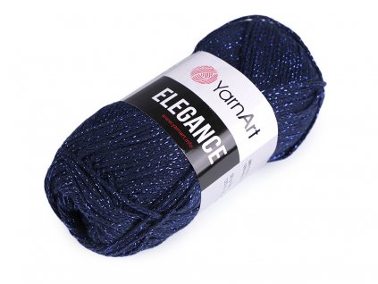 Pletací příze Elegance lurex 50 g (Balení 1 ks, Varianta 1 (101) bílá stříbrná)