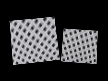 Plastová kanava / mřížka vyšívací (Balení 1 ks, Varianta 1 (10,8x10,8 cm) bílá)