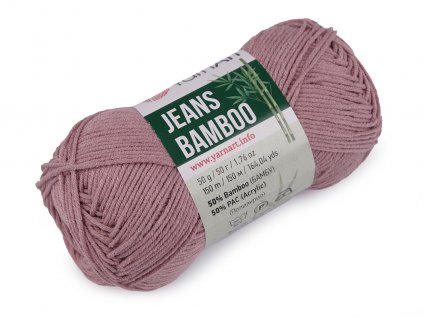 Pletací příze Jeans Bamboo 50 g (Balení 1 ks, Varianta 1 (101) bílá)