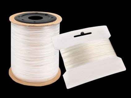 Silikonová pruženka / lastin šíře 4 mm elastická (Balení 20 m, Varianta transparent)