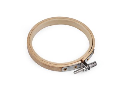 Vyšívací kruh bambusový Ø8 cm (Balení 1 ks, Varianta bambus světlý)