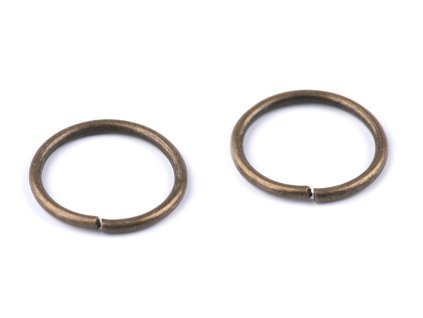 Kroužek spojovací Ø12 mm (Balení 20 g, Varianta 1 platina)