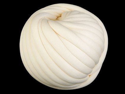 Příze Marshmallow silná Ø23 mm 750 g (Balení 1 m, Varianta 1 (901) bílá)