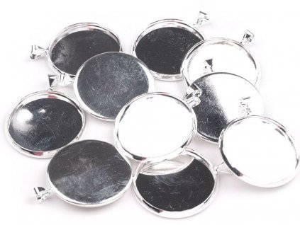 Kovové lůžko Ø25 mm hladké, polotovar (Balení 1 ks, Varianta 1 platina)