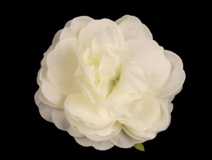 Umělý květ růže Ø6,5 cm (Balení 2 ks, Varianta 1 krémová nejsvět.)