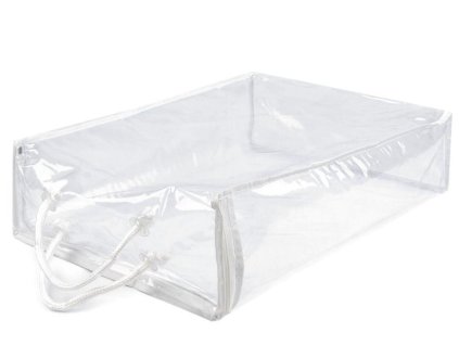 Úložný box / obal PVC se zipem (Balení 1 ks, Varianta transparent)