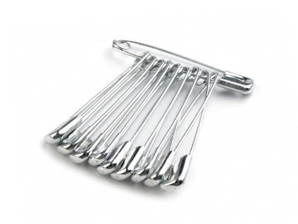 Spínací špendlíky délka 28 mm (Balení 5 svaz., Varianta 1 nikl)