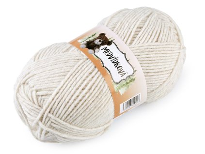 Pletací příze medvídková 100 g (Balení 1 ks, Varianta 2 (82003) režná)