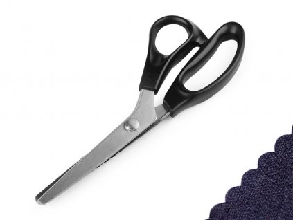 Nůžky entlovací délka 23 cm obloučky (Balení 1 ks, Varianta černá)
