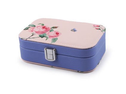 Malá šperkovnice 10x15x5 cm (Balení 1 ks, Varianta 2 pudrová růže)