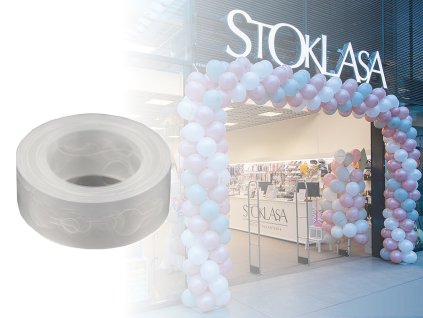 Páska na balónkovou girlandu (Balení 1 ks, Varianta transparent)