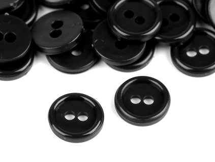 Knoflík košilový velikost 18" (Balení 100 ks, Varianta 1 (330) modrá temná)