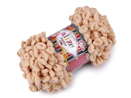 Pletací příze Alize Puffy Fine 100 g (Balení 1 ks, Varianta 1 (55) bílá)