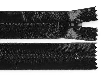 Voděodolný zip No 7 délka 18 cm spirálový (Balení 1 ks, Varianta černá)