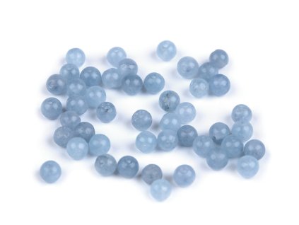 Angelit syntetický minerál Ø4 mm (Balení 44 ks, Varianta angelit)