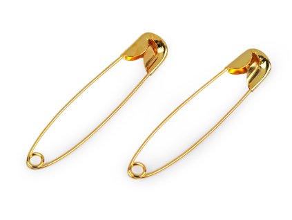 Spínací špendlíky délka 45 mm sypané (Balení 250 ks, Varianta 1 zlatá)