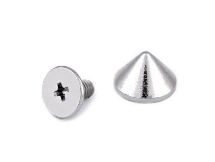 Ozdobný šroubovací hrot / nýt / nožičky na kabelky Ø9,5 mm (Balení 5 pár, Varianta 1 nikl)