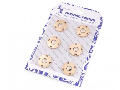 Designové patentky / druky Ø20 mm (Balení 6 pár, Varianta 1 nikl)