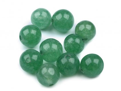 Minerální korálky Avanturín Ø8 mm (Balení 10 ks, Varianta avanturín)