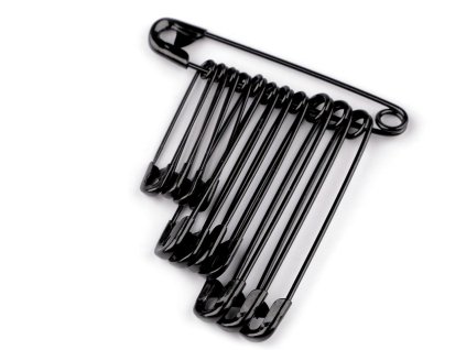 Spínací špendlíky mix velikostí (Balení 50 svaz., Varianta 1 nikl)