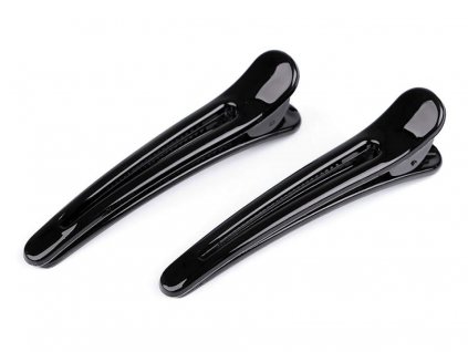 Sponky do vlasů se zoubky (Balení 2 ks, Varianta černá)