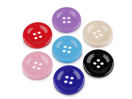 Knoflík velký Ø50 mm (Balení 7 ks, Varianta mix č. 5)