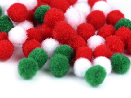 Bambulka mix barev Ø8 a 10 mm (Balení 1 sáček, Varianta 10 (Ø10 mm) černá)