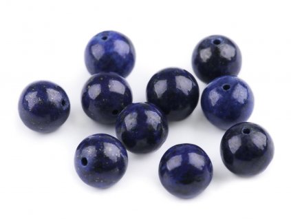 Minerální korálky Lapis lazuli Ø8 mm (Balení 12 ks, Varianta lapis lazuli)