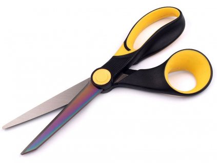 Nůžky délka 21,5 cm (Balení 1 ks, Varianta žlutá světlá)