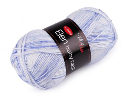 Pletací příze Elen baby batik 100 g (Balení 1 ks, Varianta 1 (5112) béžová světlá)