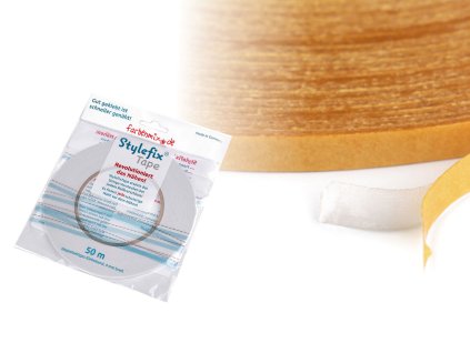 Oboustranná lepicí páska na textil Stylefix 4 mm (Balení 1 ks, Varianta transparent)