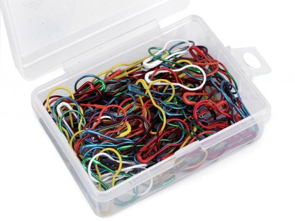 Spínací špendlíky v krabičce délka 22 mm (Balení 1 krab., Varianta 1 nikl)