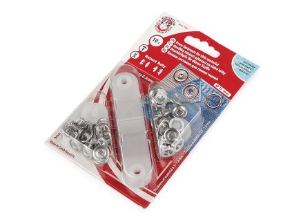 Knoflíky stiskací Roland Baby Ø11 mm na slabé látky (Balení 1 karta, Varianta nikl)