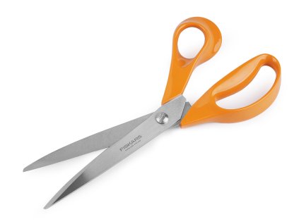 Krejčovské nůžky Fiskars délka 25 cm (Balení 1 ks, Varianta 1 oranžová)