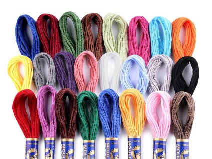 Příze vyšívací Mouline Niťárna (Balení 24 ks, Varianta 9992 Black)